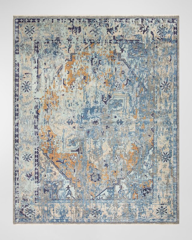 Cappadocia Blue Hand-Knotted Rug, 12' x 15'