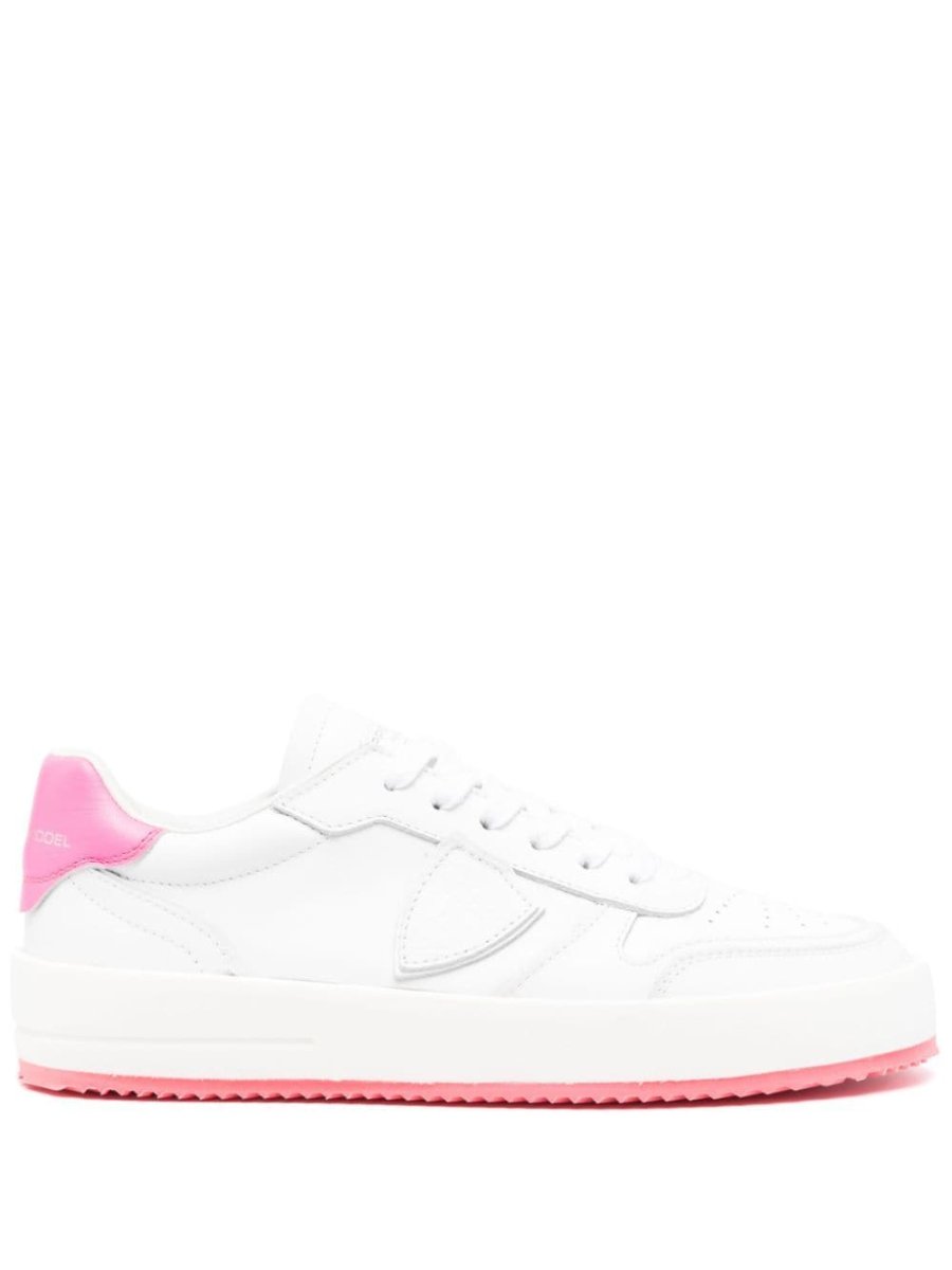 Temple Veau leather sneakers