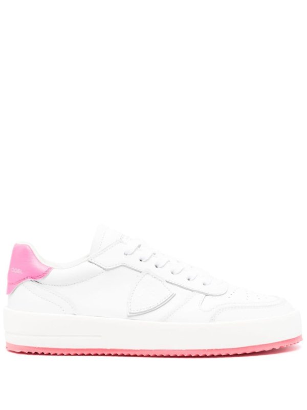 Temple Veau leather sneakers