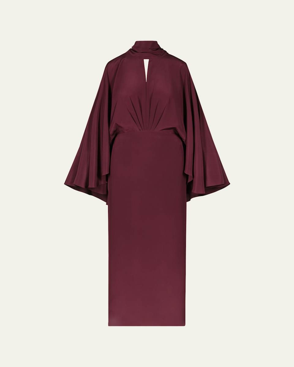 Parajes Lejanos Crepe Ankle Dress