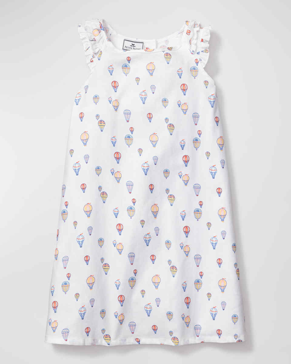 Girl's Bonne Voyage Amelie Hot Air Balloon Nightgown, Size 6M-14