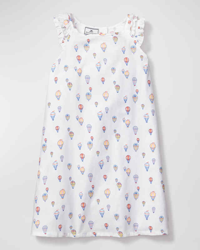 Girl's Bonne Voyage Amelie Hot Air Balloon Nightgown, Size 6M-14
