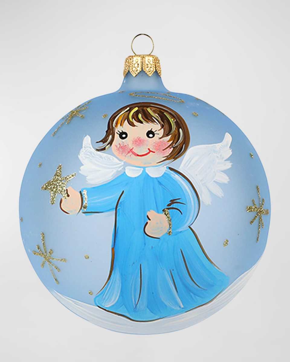 Baby Boy Angel Christmas Ornament