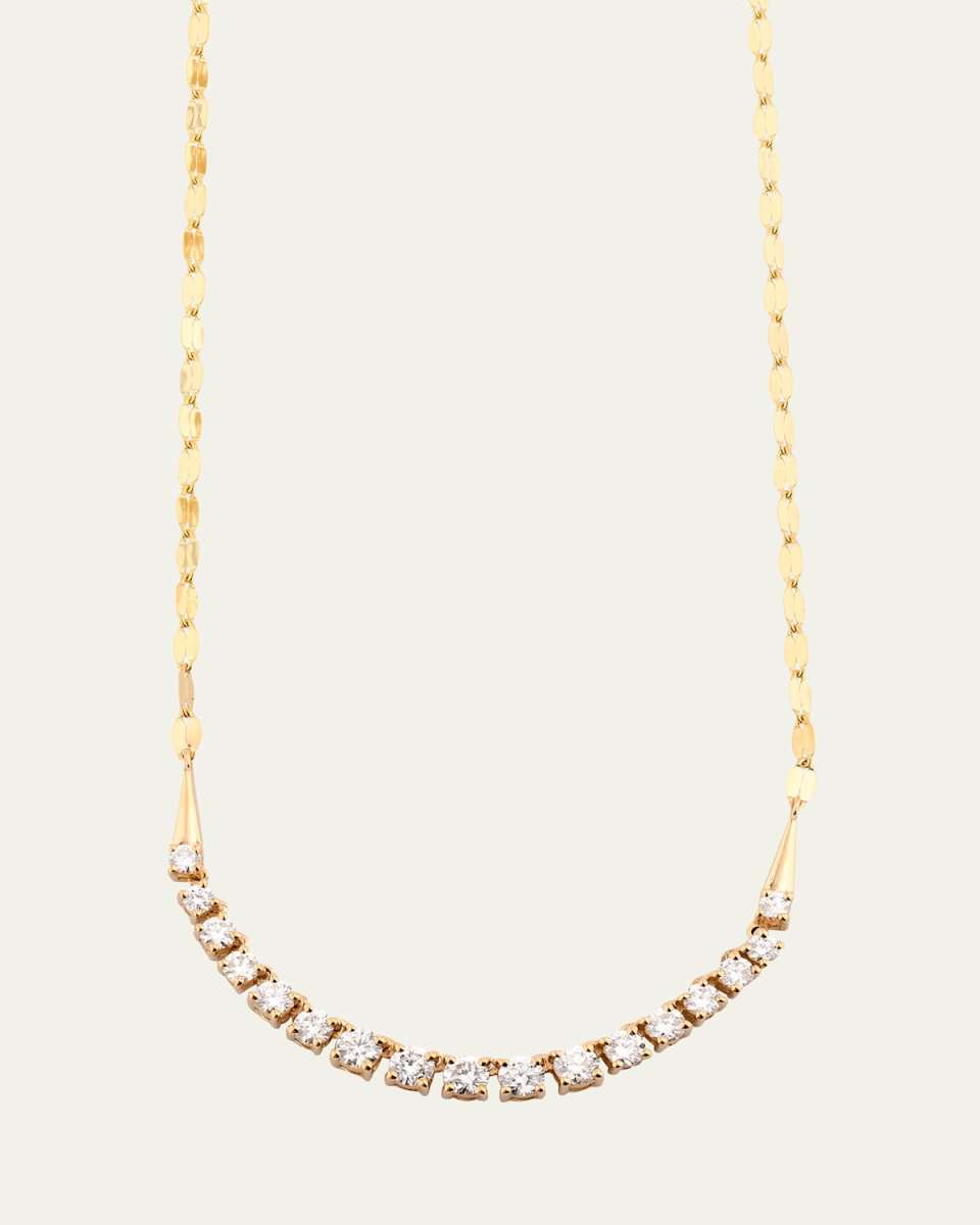 Flawless Graduating Diamond Tennis Necklace