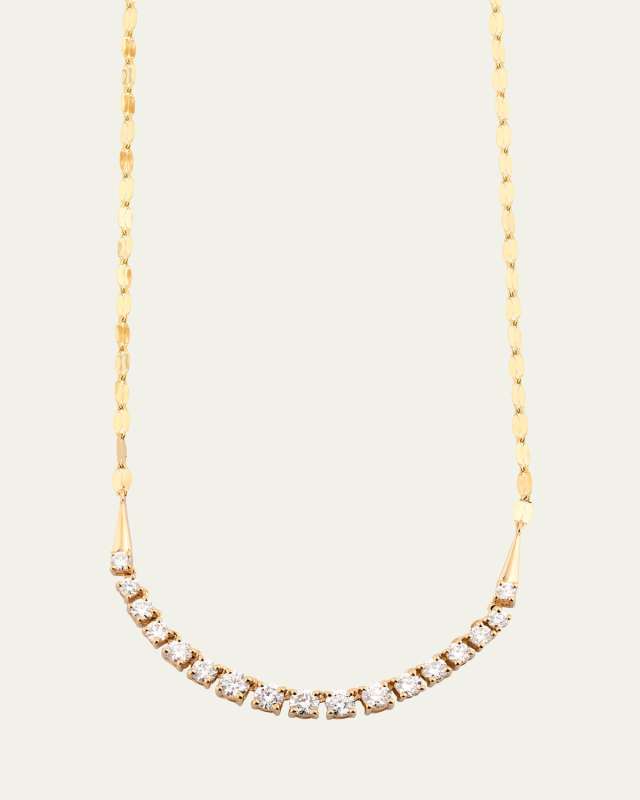 Flawless Graduating Diamond Tennis Necklace