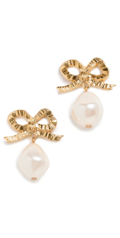 Jennifer Behr Khloe Earrings Pearl