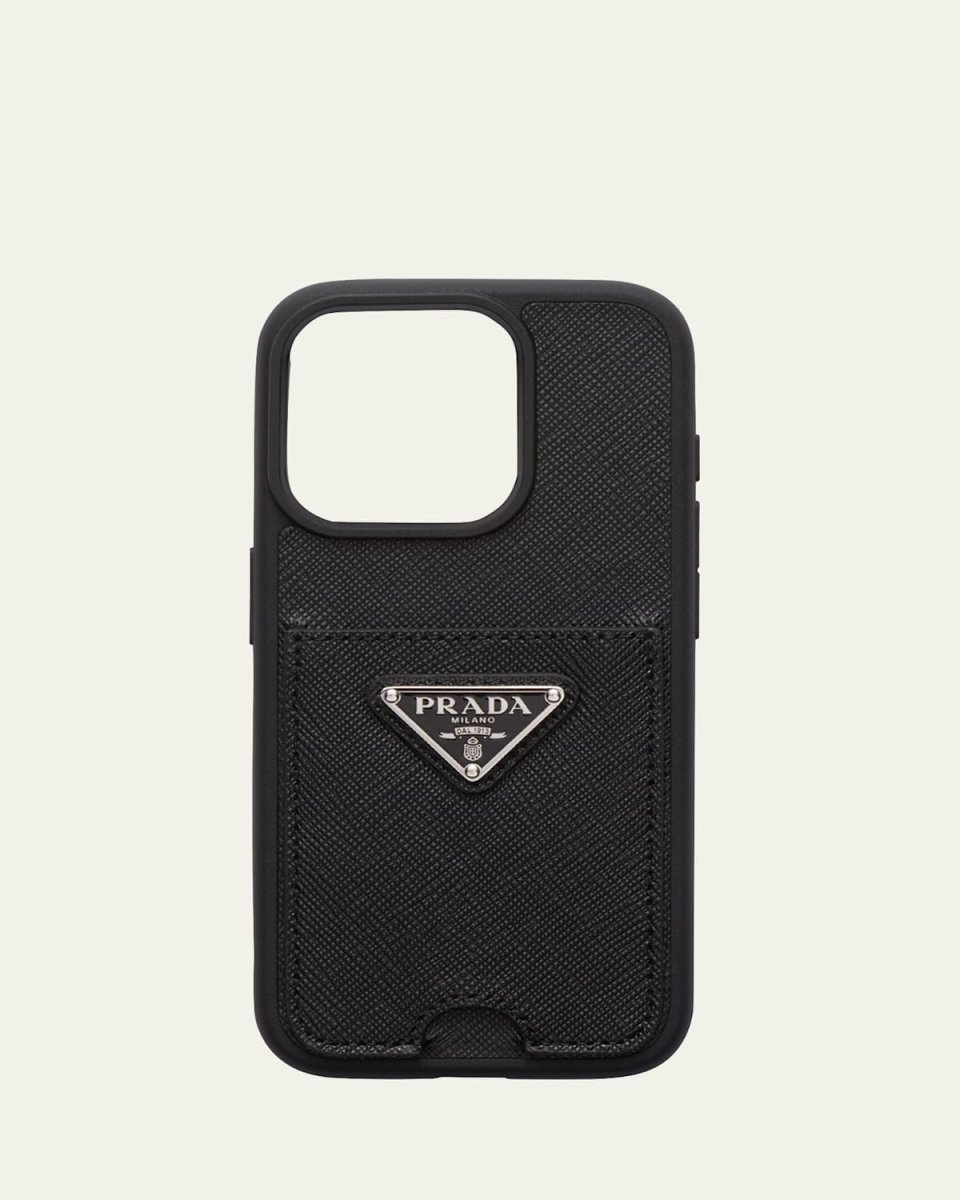 Saffiano Leather iPhone Case
