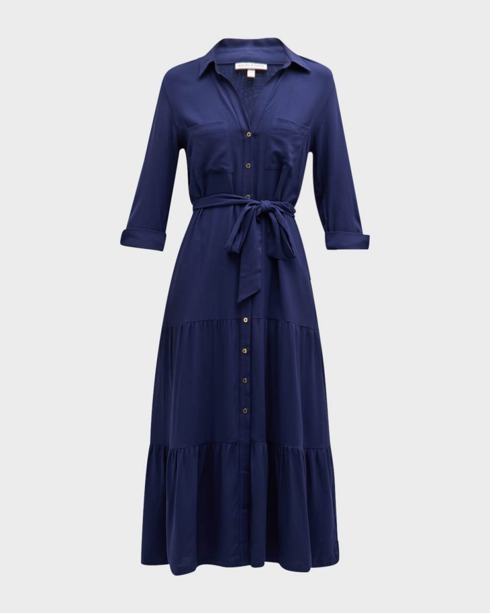 Relaxed Midi Shirtdress