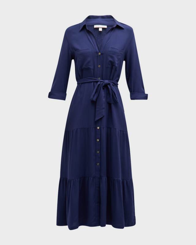 Relaxed Midi Shirtdress