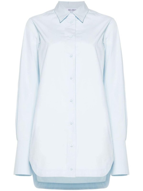 button-fastening shirtdress