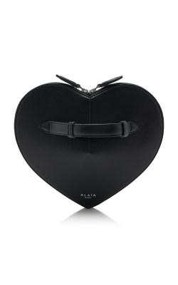 ALAIA Le Coeur Leather Clutch