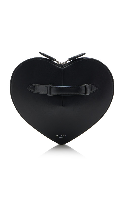 ALAIA Le Coeur Leather Clutch