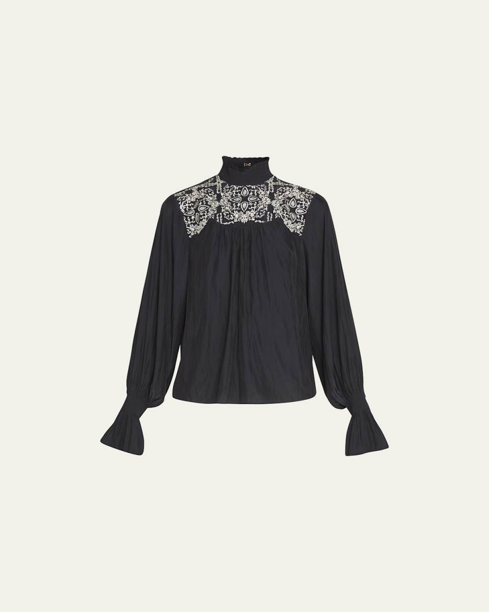 Eclipse Bell-Sleeve Blouse