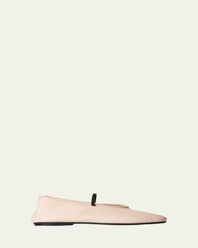 Lambskin Band Ballerina Flats