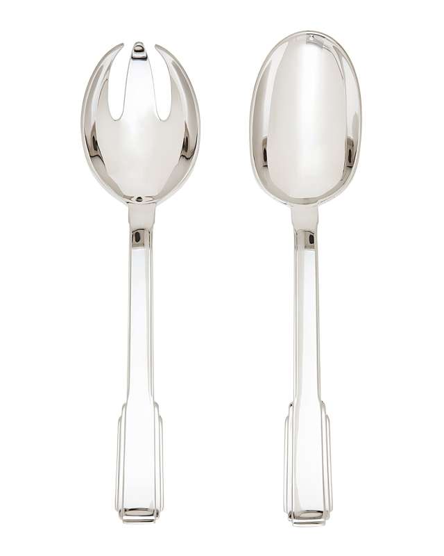 Art Deco Salad Serving Set
