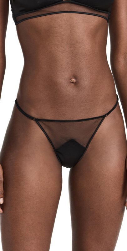 Kiki De Montparnasse Peep Show G-String Black