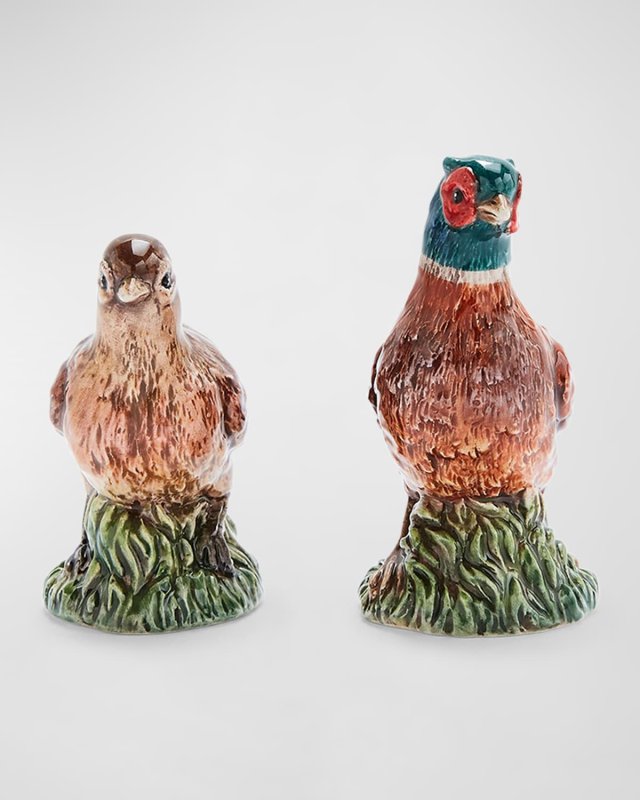 Woodland Figural Pheasant Salt & Pepper Set