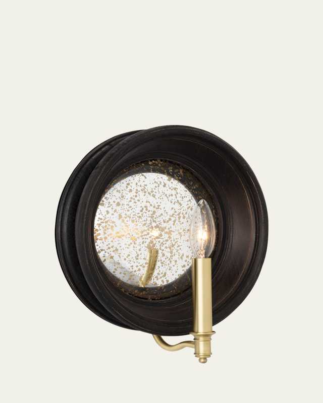 Boundary Wood Sconce, Ebony