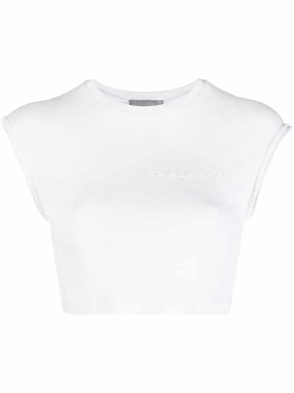 solid cropped top