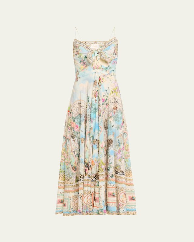 We Always Have Alexandria Tie-Front Maxi Dress