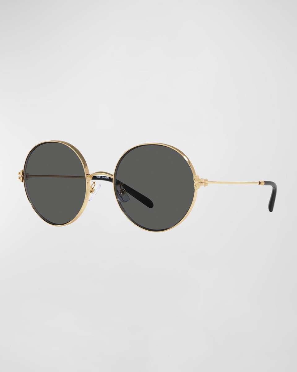 T-Monogram Round Metal & Plastic Sunglasses