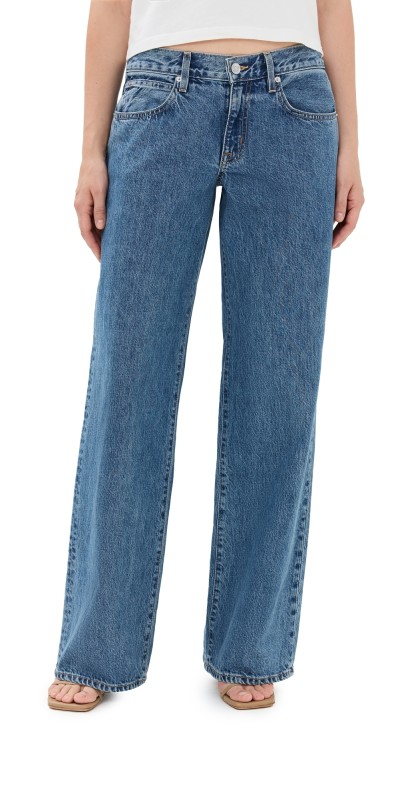 SLVRLAKE Lexi Low Rise Wide Leg Jeans Satisfaction