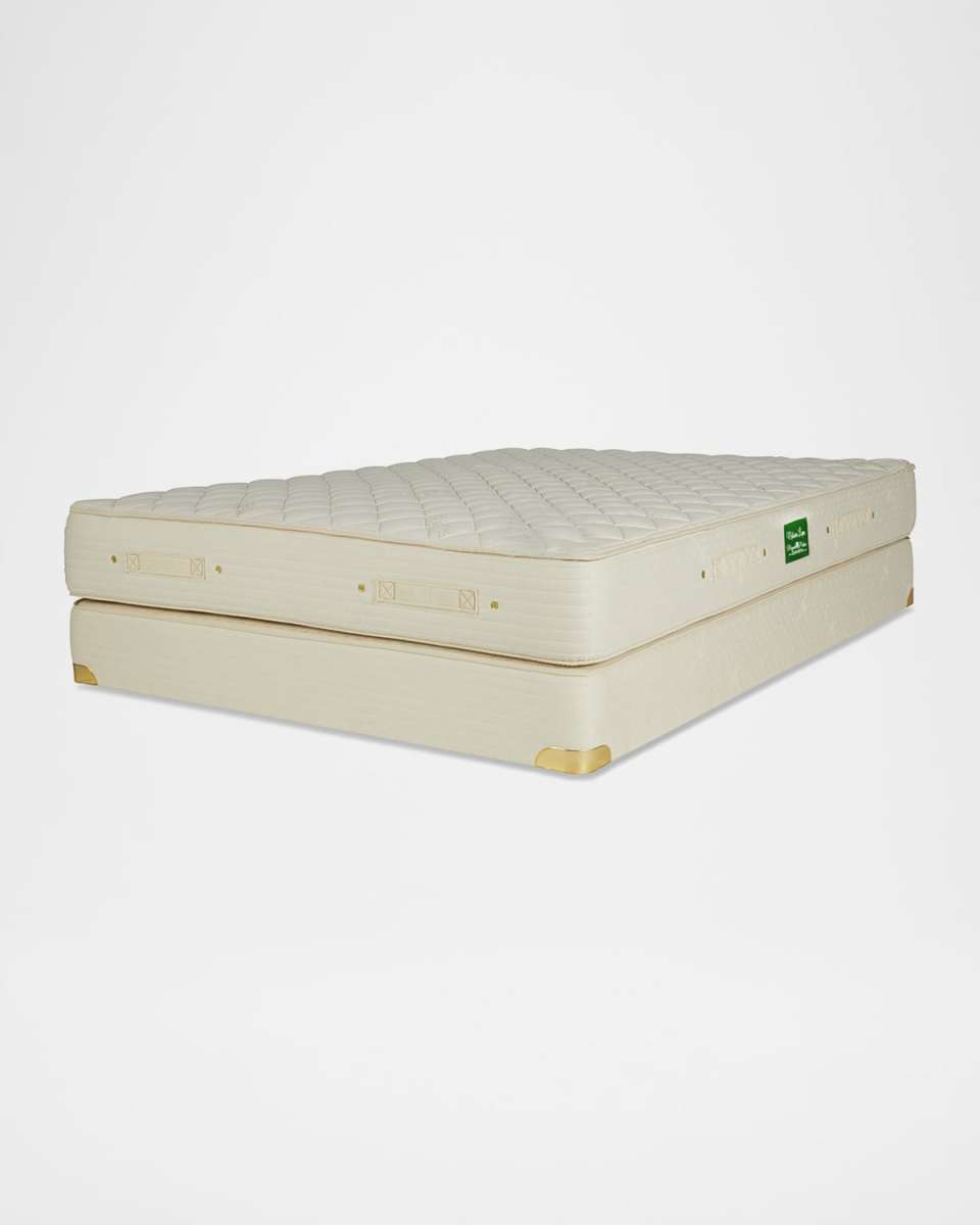 Nature Luxe Latex Quilt-Top Mattress and Box Spring Set