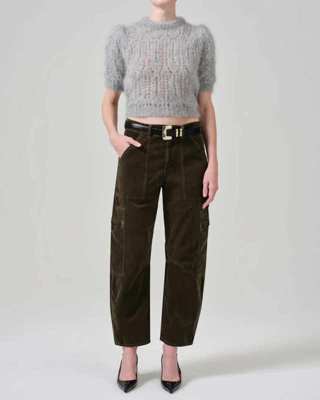 Marcelle Low Slung Easy Cargo Corduroy
