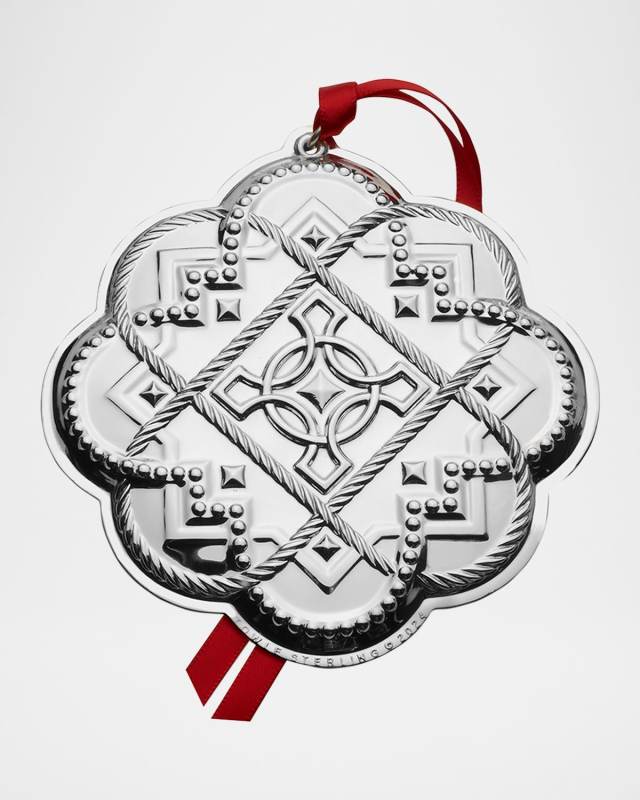 2024 Sterling Silver Celtic Christmas Ornament, 25th Edition