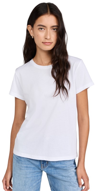 RAILS Classic Crew Tee White
