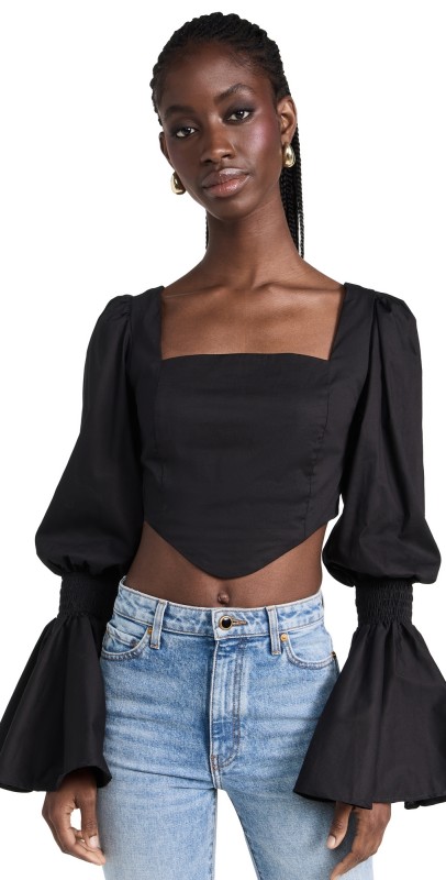 Theulo Project Gloria Top Black