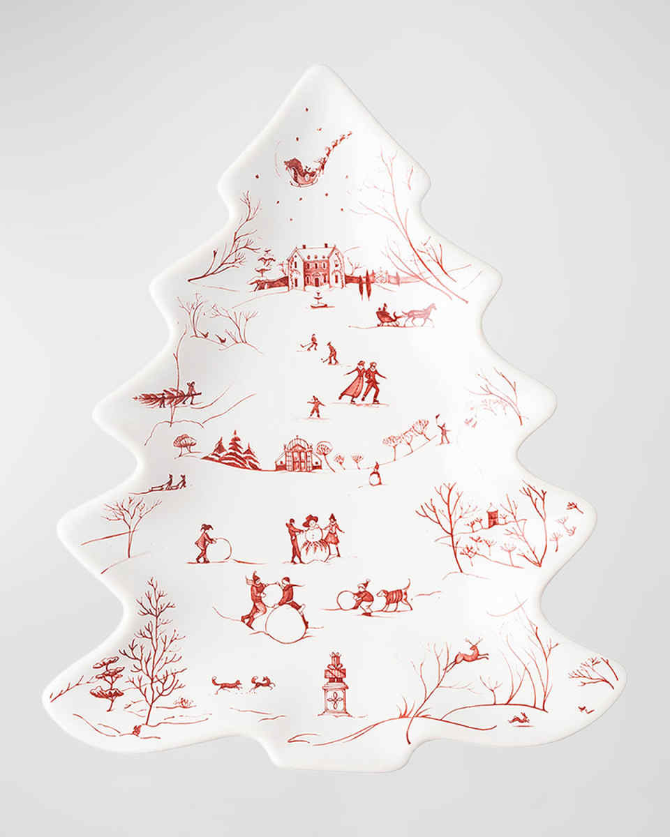 Country Estate Winter Frolic 10" Tree Tray