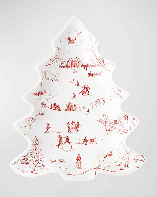 Country Estate Winter Frolic 10" Tree Tray