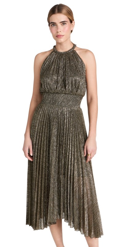 A. L.C. Renzo II Dress Gold