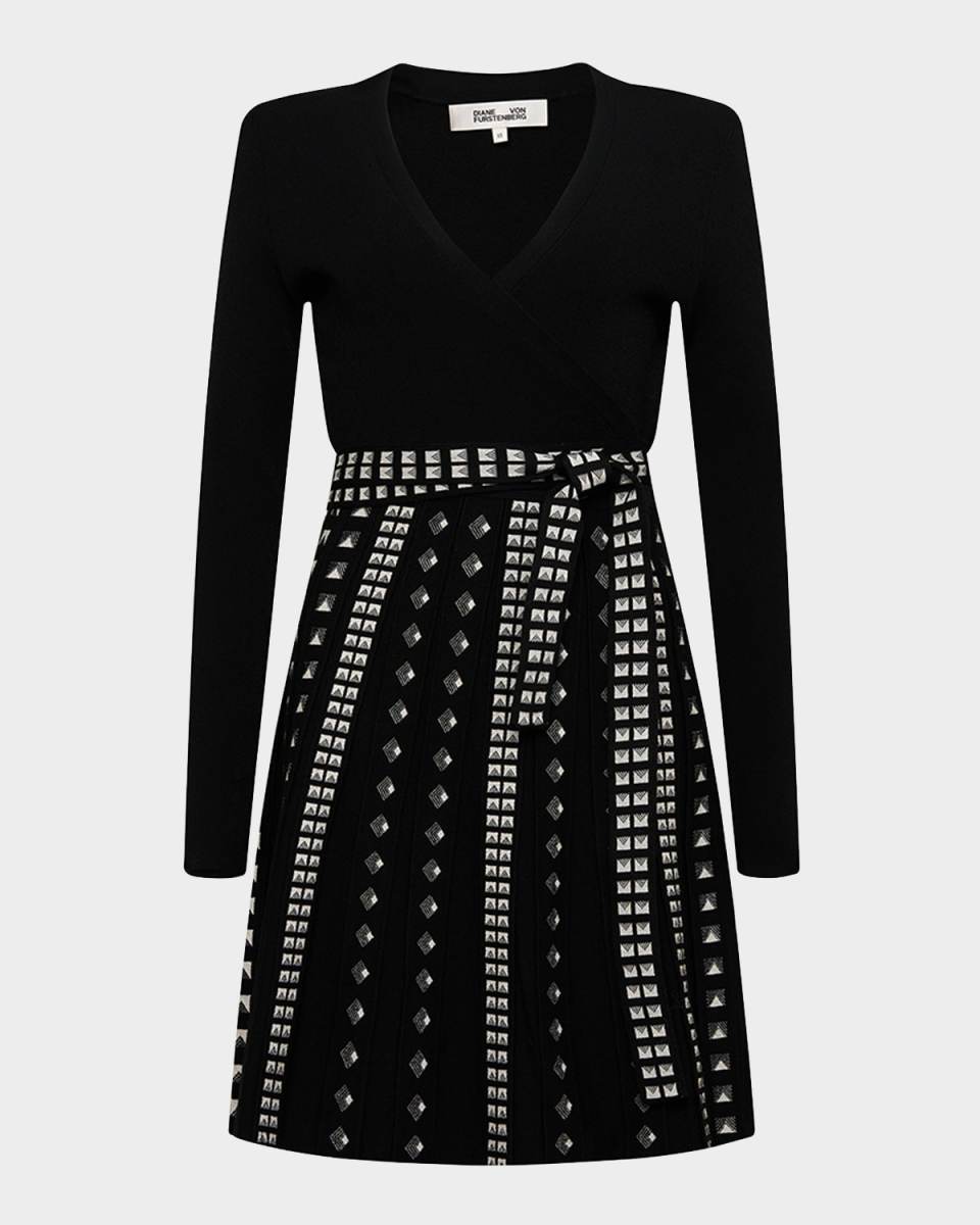Chelsea Jacquard Knit Mini Dress