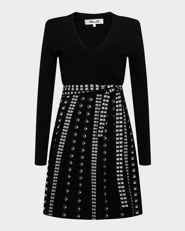 Chelsea Jacquard Knit Mini Dress