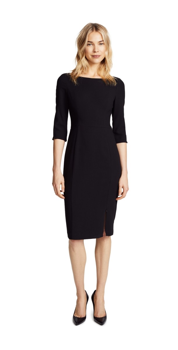 Black Halo Marissa Sheath Dress Black