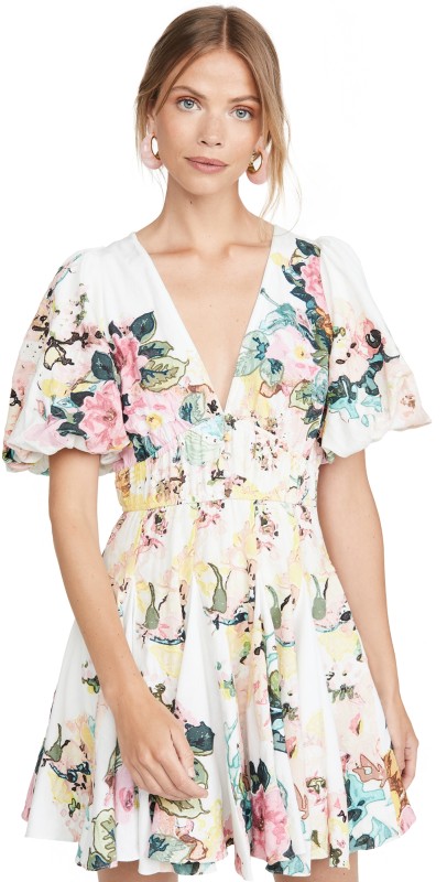 Hemant and Nanditahort Dress Pastel