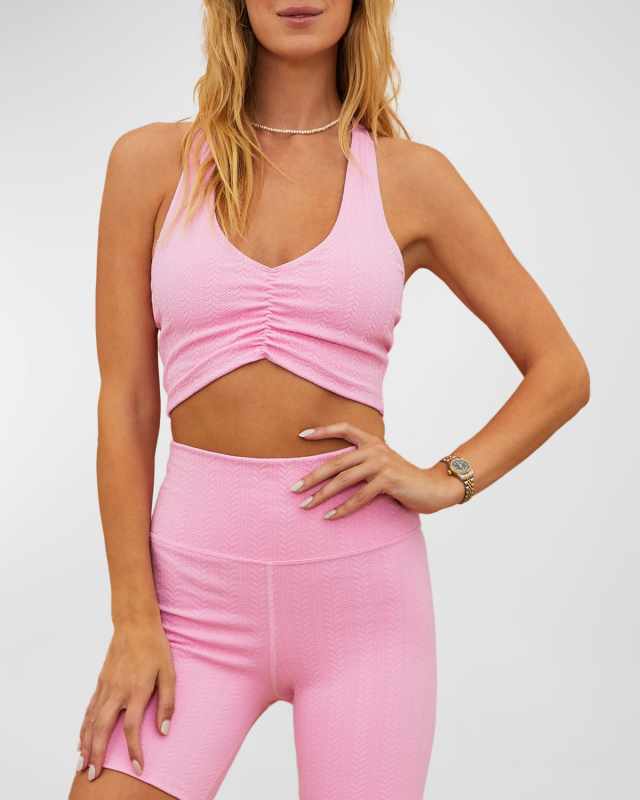 Mindy Cable-Knit Crop Top
