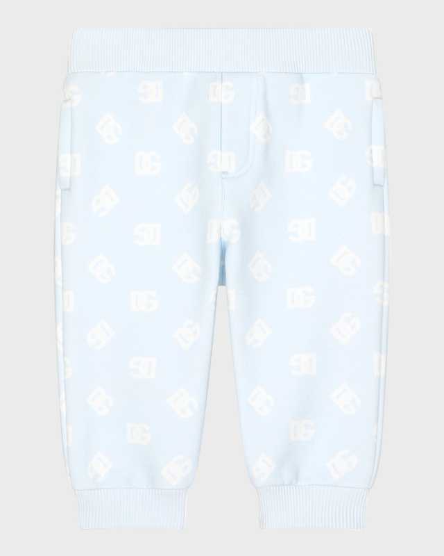 Boy's Interlocked Logo-Print Joggers, Size 6M-24