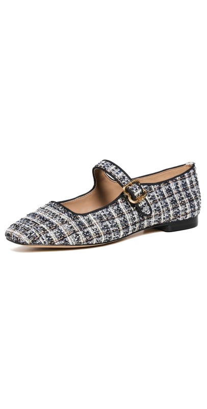 Sam Edelman Michaela Mary Jane Flats Black Multi
