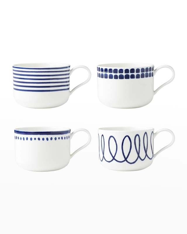 charlotte st. mugs, set of 4