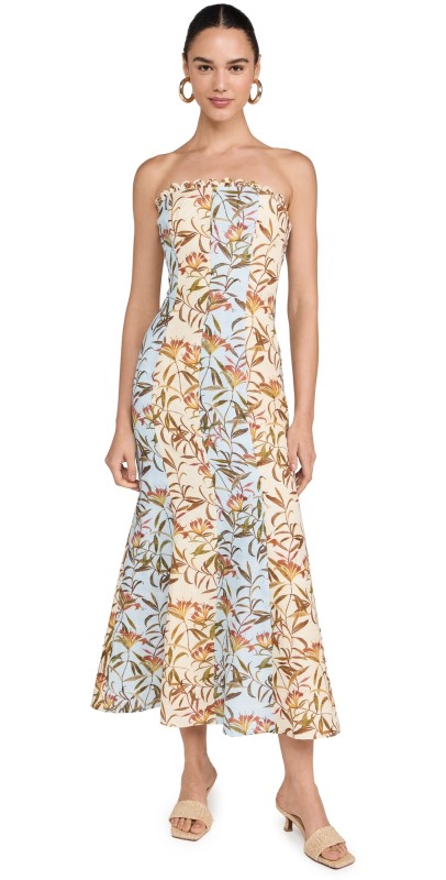 Significant Other Tabitha Midi Dress Fleur Splice