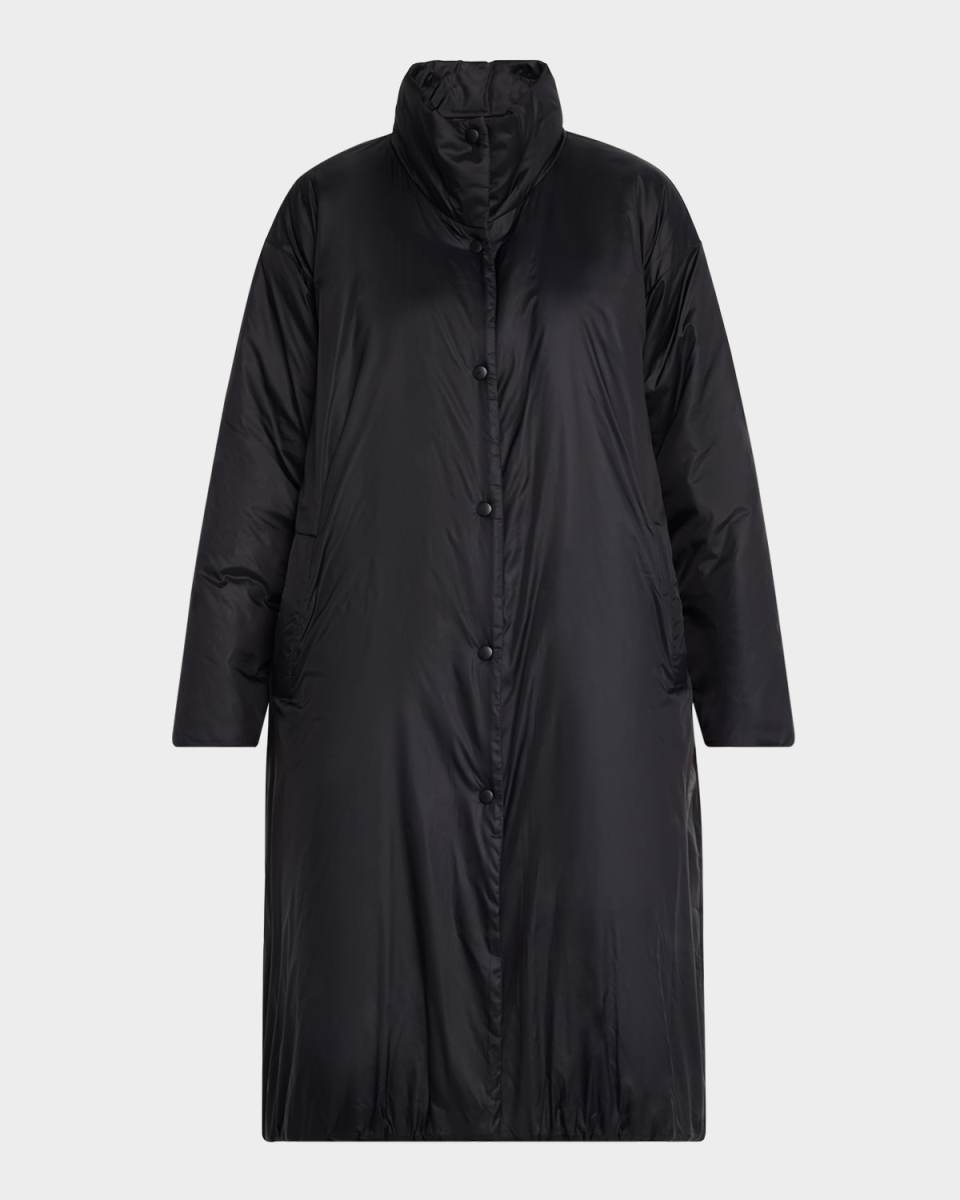 Stand-Collar Oversized Puffer Coat