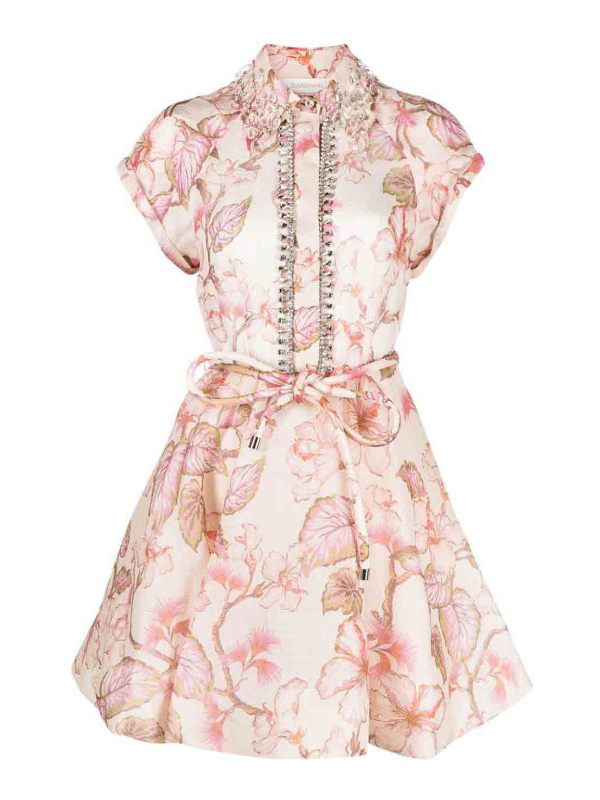Zimmermann Robe Courte - Multicolore