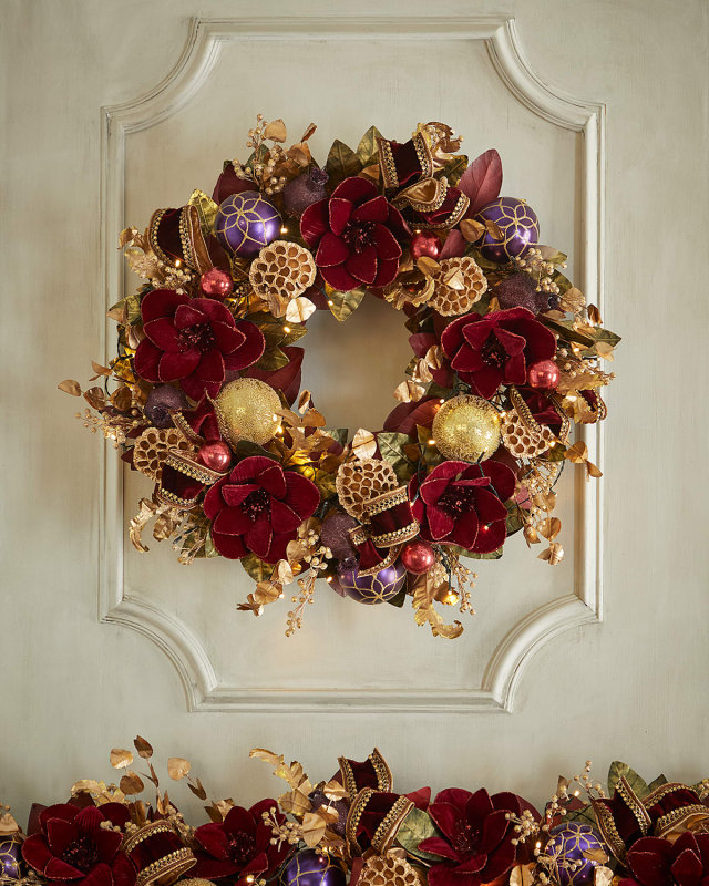 28" Spiritual Christmas Prelit Christmas Wreath