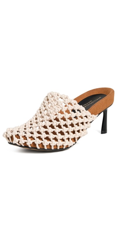 Stella McCartney Terra Alter Mat Heels Greggio
