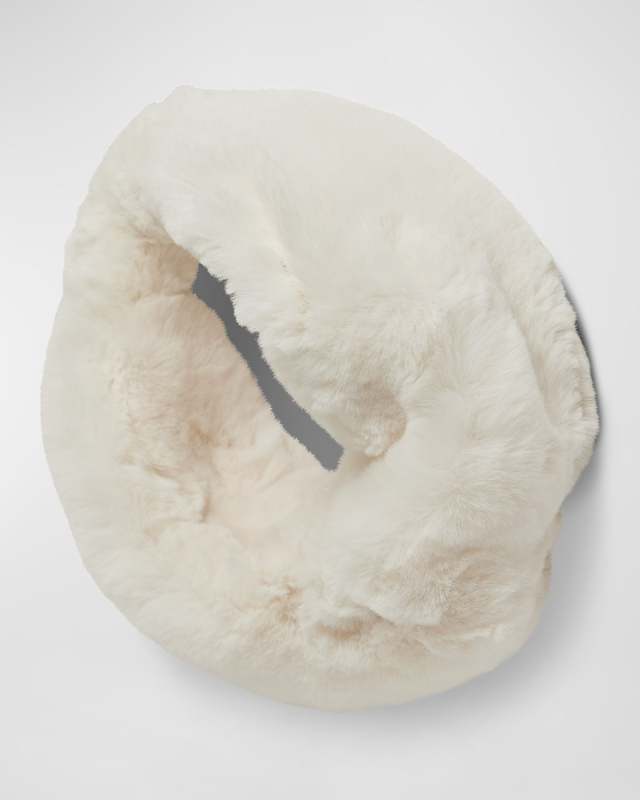 Posh Faux-Fur Halo Headband
