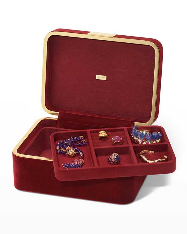 Beauvais Velvet Jewelry Box