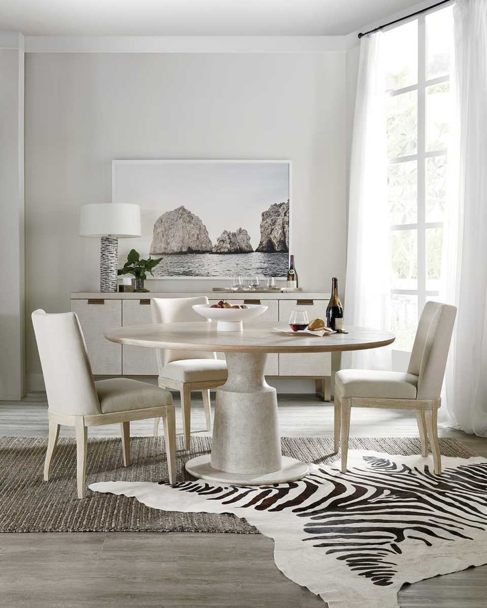 Cascade Pedestal Dining Table
